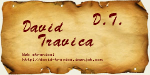David Travica vizit kartica